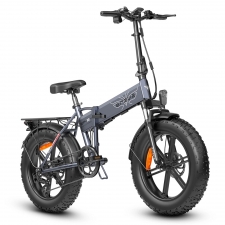Składany elektryczny rower ENGWE EP-2 Pro - 2022 Wersja Ulepszona 750W 13Ah 20''x4.0 FAT BIKE - Szary