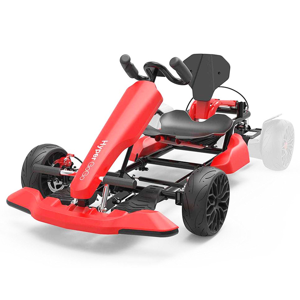 Hyper GOGO EL-GK02 Go Kart 8.5'' Tires 9km/h Max Speed 800W Dual Motors for Adults and Kids - Red