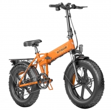 Składany elektryczny rower ENGWE EP-2 Pro - 2022 Wersja Ulepszona 750W 13Ah 20''x4.0 FAT BIKE - Pomarańczowy
