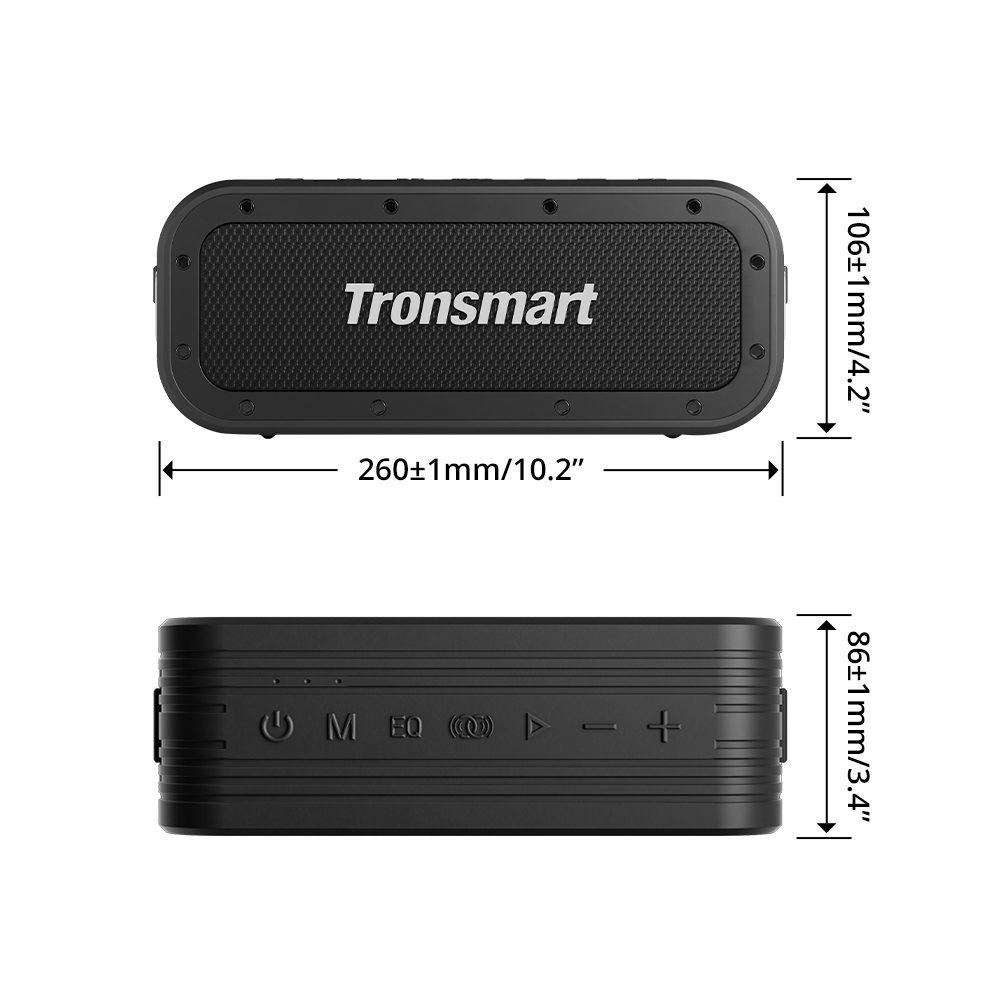 Tronsmart Force X 60W Portable Outdoor Speaker IPX6 Waterproof Bluetooth Version 5.0