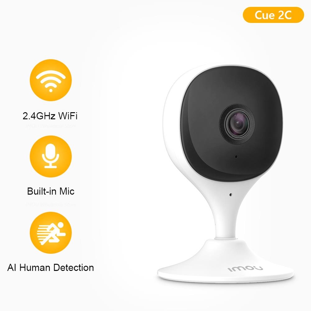 IMOU Cue 2c 1080P IP Wifi Camera Baby Monitor Camera Human Detection H265 Compact Smart Night Vision Camera