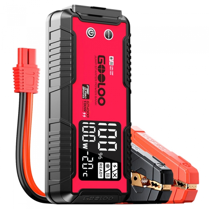 GOOLOO 4000A Car Jump Starter 26800mAh Portable Power Bank Car Battery  Booster