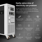 LANPWR UFox Plus 35E Solar Power Station  3500W 5120Wh Solar Generator  LiFePO4 Battery  Off-Grid Inverter  Expandable 