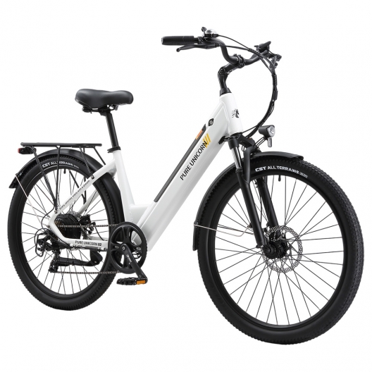 PURE UNICORN U2 Electric Bike  750W Motor  48V 12 8Ah Battery  27 5 inch Tires  45km/h Max Speed  60km Range  Mechanical Disc B