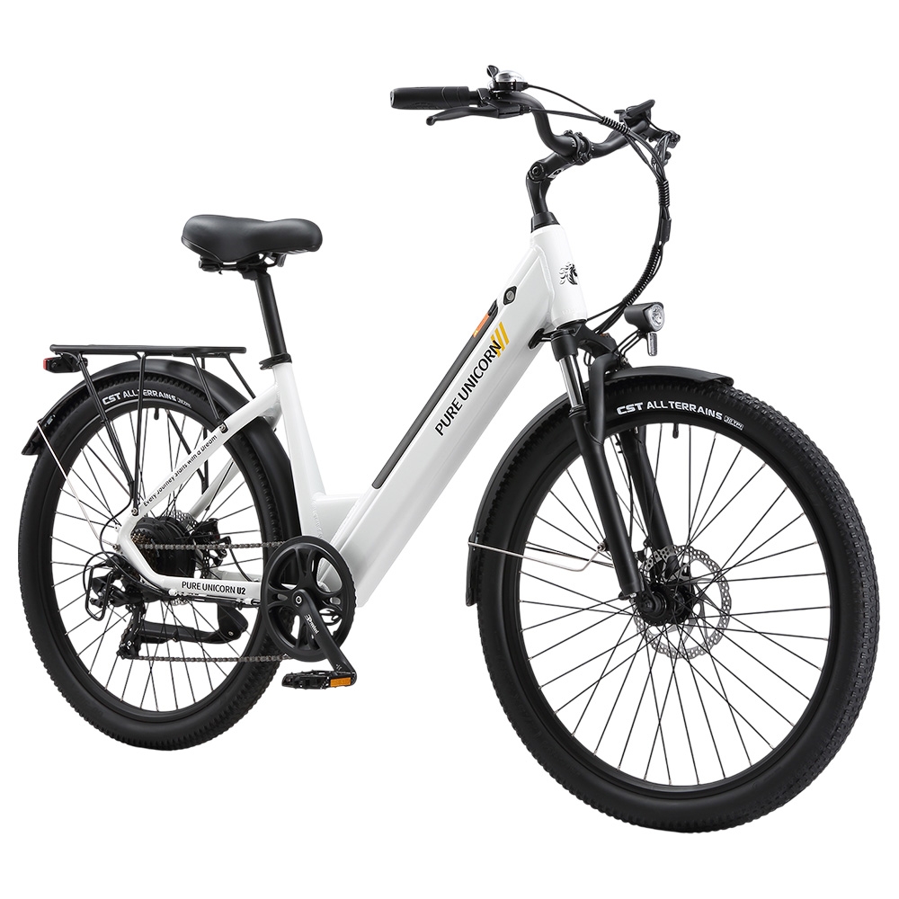 PURE UNICORN U2 Electric Bike  750W Motor  48V 12 8Ah Battery  27 5 inch Tires  45km/h Max Speed  60km Range  Mechanical Disc B