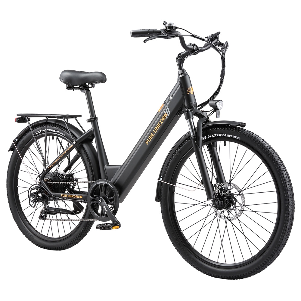 PURE UNICORN U2 Electric Bike  750W Motor  48V 12 8Ah Battery  27 5 inch Tires  45km/h Max Speed  60km Range  Mechanical Disc B