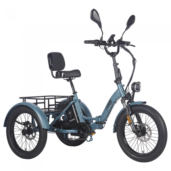 FAFREES F20 Mate Electric Cargo Tricycle Upgrade Version  500W Motor  48V 23 45Ah Battery  20*3 0 inch Tires  25km/h Max Speed