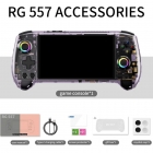 ANBERNIC RG557 Game Console  Android 14  12GB LPDDR5X/256GB UFS4 0  256GB TF Card  5 48" AMOLED Display  WIFI 6E  Bluetooth 5 3