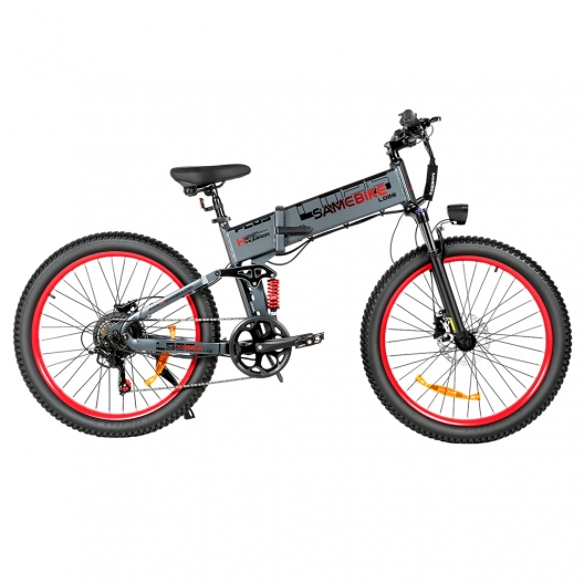 SAMEBIKE LO26-Plus Electric Bike  1000W Motor  48V 15Ah Battery  26 inch Tires  45km/h Max Speed  100km Range  Hydraulic Disc B