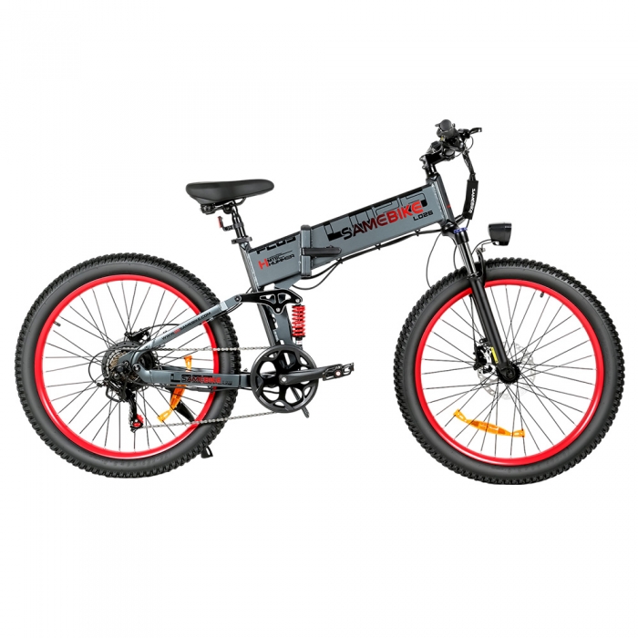 SAMEBIKE LO26-Plus Electric Bike  1000W Motor  48V 15Ah Battery  26 inch Tires  45km/h Max Speed  100km Range  Hydraulic Disc B
