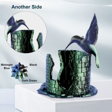 ERYONE Hyper PLA Silk Tri-color Filament 1kg - Dark Green 