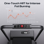 SYSURO S1L MIX Walking Pad Treadmill  2 5HP Motor  0 6-6 2MPH Speed  HIIT Mode  9% Incline  5-Layer Running Belt   45dB Quiet  