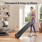 SYSURO S1L MIX Walking Pad Treadmill  2 5HP Motor  0 6-6 2MPH Speed  HIIT Mode  9% Incline  5-Layer Running Belt   45dB Quiet  