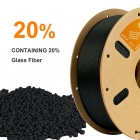 ERYONE PA12 Glass Fiber Filament  1kg - Black