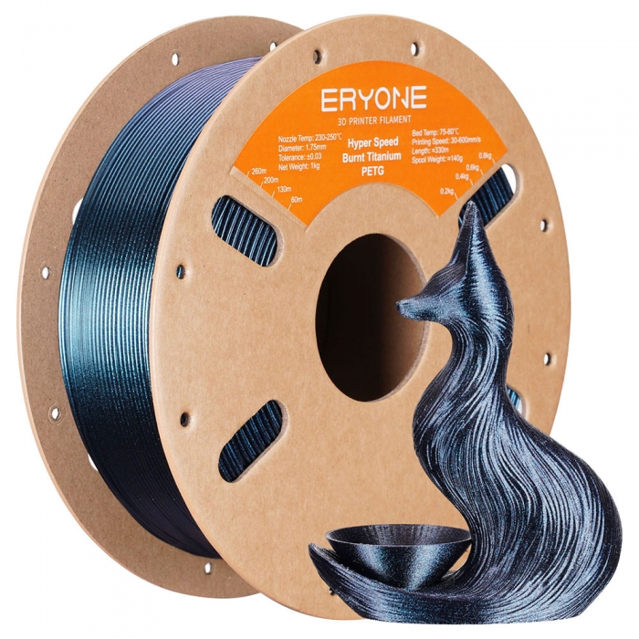ERYONE High Speed PETG Filament  1kg - Burnt Titanium Blue