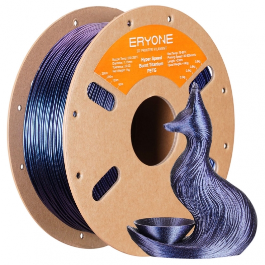 ERYONE High Speed PETG Filament  1kg - Burnt Titanium Blue Purple