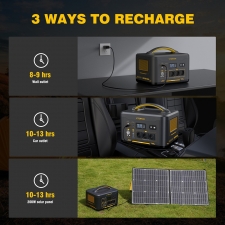 VTOMAN Jump 2200 Portable Power Station  1548Wh LiFePO4 Battery  2200W AC Output  Expandable to 3096Wh