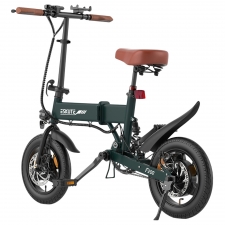 ESKUTE F200 Folding Electric Bike  250W Motor  36V 7 8Ah Battery  14 inch Tires  25km/h Max Speed  50km Range  Mechanical Disc 