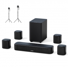 Ultimea Aura A40 7 1 Soundbar   1 * Pair Steady 310 Speaker Stands  App Control  10 Bands Equalizer Settings  121 Preset EQ Mat