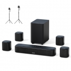 Ultimea Aura A40 7 1 Soundbar   1 * Pair Steady 310 Speaker Stands  App Control  10 Bands Equalizer Settings  121 Preset EQ Mat