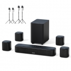 Ultimea Aura A40 7 1 Soundbar   2 * Pair Steady 310 Speaker Stands  App Control  10 Bands Equalizer Settings  121 Preset EQ Mat