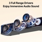 Ultimea Aura A40 7 1 Soundbar   2 * Pair Steady 310 Speaker Stands  App Control  10 Bands Equalizer Settings  121 Preset EQ Mat