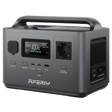 AFERIY P040 Portable Power Station  400W 256Wh Outdoor Generator  5 Outputs  1 2H Full Charge  3500  Cycles LiFePO₄ Battery -