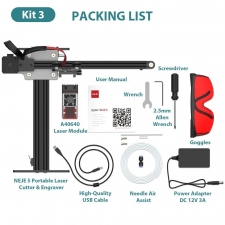 NEJE 5 A40640 10W Laser Engraver and Cutter  300mm/s Speed  170*180mm - EU Plug