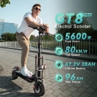 FENGQS GT8 PRO Electric Scooter  2800W*2 Motor  67 2V 38Ah Battery  11 inch Tires  80km/h Max Speed  90km Range  Hydraulic Disc