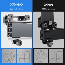 AtomStack X70 Max 70W Laser Engraver  0 02mm Accuracy  Auto Focus  800x850mm