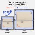 AtomStack X70 Max 70W Laser Engraver  0 02mm Accuracy  Auto Focus  800x850mm