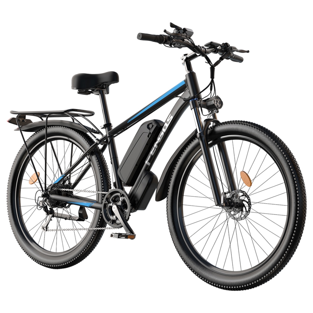 Rower elektryczny FENGQS Q8, silnik 750W, bateria 48V 17,5Ah, opony 27,5 cali, maks. prędkość 50km/h, zasięg 85km - Niebieski