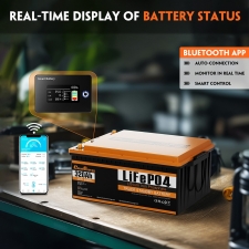 Cloudenergy 25 6V 320Ah LiFePO4 Battery Pack  8192Wh Energy  6000  Cycles  Built-in 200A BMS