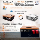 Cloudenergy 12V 300Ah LiFePO4 Battery Pack  3840Wh Energy  6000  Cycles  Built-in 100A BMS