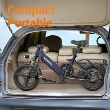 HillMiles Mile 1 Electric Bike  250W Motor  36V 10 4Ah Battery  14 inch Tires  25km/h Max Speed  60km Range  Mechanical Disc Br