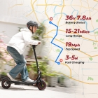 iScooter W5 Folding Electric Scooter  350W Motor  36V 7 8Ah Battery  8 5 inch Pneumatic Tires  30km/h Max Speed  30km Range  Di