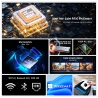 CHUWI LarkBox X Mini PC  Intel N150 4 Cores Max 3 6GHz  16GB RAM 512GB SSD  Type-C   HDMI   DP 4K Triple Display  WiFi 6 Blueto
