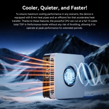 CHUWI LarkBox X Mini PC  Intel N150 4 Cores Max 3 6GHz  16GB RAM 512GB SSD  Type-C   HDMI   DP 4K Triple Display  WiFi 6 Blueto