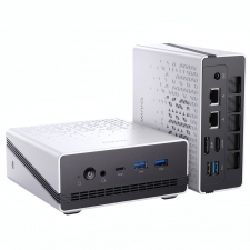 CHUWI UBox Mini PC  AMD Ryzen 5 7430U 6 Cores Max 4 3GHz  16GB RAM 512GB SSD  Full-featured USB-C   HDMI   DP 4K Triple Display