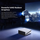 CHUWI UBox Mini PC  AMD Ryzen 5 7430U 6 Cores Max 4 3GHz  16GB RAM 512GB SSD  Full-featured USB-C   HDMI   DP 4K Triple Display