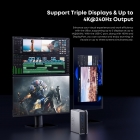 CHUWI UBox Mini PC  AMD Ryzen 5 7430U 6 Cores Max 4 3GHz  16GB RAM 512GB SSD  Full-featured USB-C   HDMI   DP 4K Triple Display