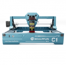 SCULPFUN C1 3W Mini Laser Engraver  10000mm/min  Engraving Area 150*130mm  0 04mm Ultra-Fine Compressed Spot  100nm-500nm Effec