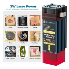 SCULPFUN C1 3W Mini Laser Engraver  10000mm/min  Engraving Area 150*130mm  0 04mm Ultra-Fine Compressed Spot  100nm-500nm Effec