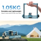 SCULPFUN C1 3W Mini Laser Engraver  10000mm/min  Engraving Area 150*130mm  0 04mm Ultra-Fine Compressed Spot  100nm-500nm Effec