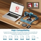 SCULPFUN C1 3W Mini Laser Engraver  10000mm/min  Engraving Area 150*130mm  0 04mm Ultra-Fine Compressed Spot  100nm-500nm Effec