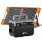 Flashfish BP030B 300W Portable Power Station  230 4 Wh LiFePO4 Battery  600W Surge  AC Outlets  Pass-through Charging  Solar Ge