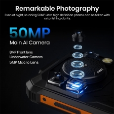 FOSSiBOT F110 Pro 5G Rugged Smartphone  20GB RAM   128GB ROM  6 745-inch HD  Display  10000mAh Battery  50MP AI Camera  NFC 