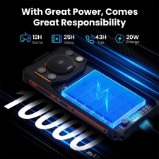FOSSiBOT F110 Pro 5G Rugged Smartphone  20GB RAM   128GB ROM  6 745-inch HD  Display  10000mAh Battery  50MP AI Camera  NFC 