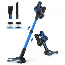 TASVAC V50 Cordless Vacuum Cleaner  25KPa Powerful Suction Stick Vacuum with LED Display  40 Mins Runtime  5-Stage Filtration 