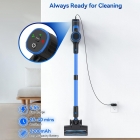 TASVAC V50 Cordless Vacuum Cleaner  25KPa Powerful Suction Stick Vacuum with LED Display  40 Mins Runtime  5-Stage Filtration 